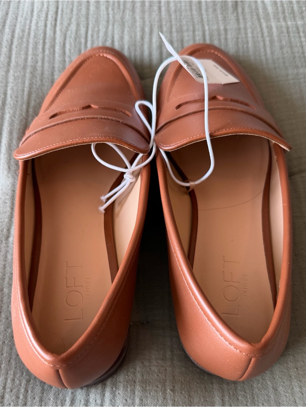 LOFT Light Brown Penny Loafers - Picture 3 of 4